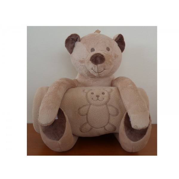 Couverture Polaire chocolat et sa Peluche personnalisée 