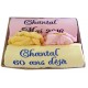 Coffret Duo de serviettes de bain personnalisées + gants