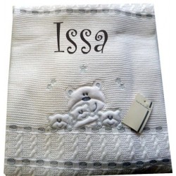 Couverture bébé en polaire personnalisée - 