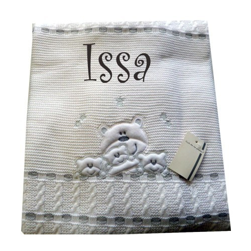Couverture bébé en polaire personnalisée