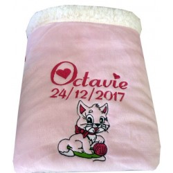 Couverture bébé Sherpa bi matière toucher Ultra doux Babycalin