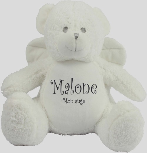 Peluche personnalisée - cadeau naissance personnalisé