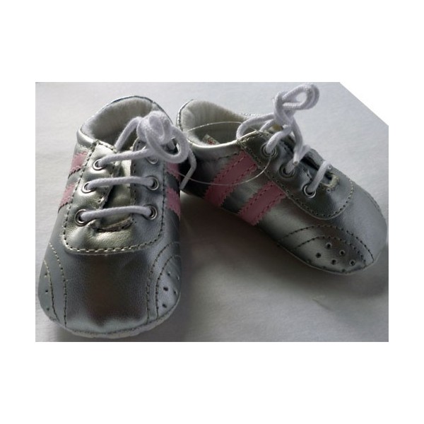 Chaussures bébé argent