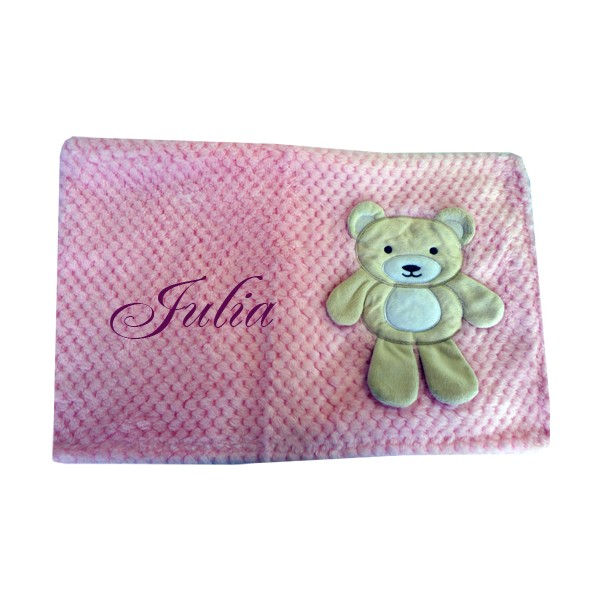 Couverture bébé en polaire personnalisée - 