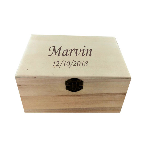 Coffret en bois personnalisé