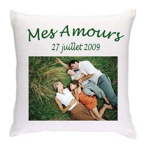 Coussin personnalisé