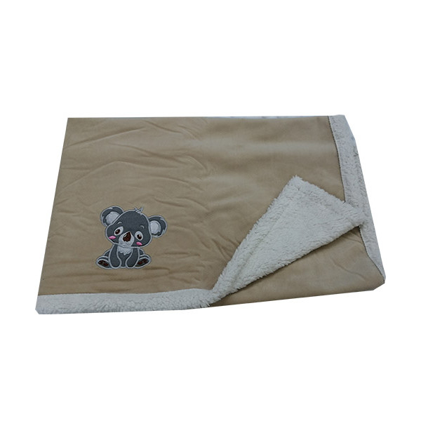 Couverture bébé Sherpa bi matière toucher Ultra doux Babycalin