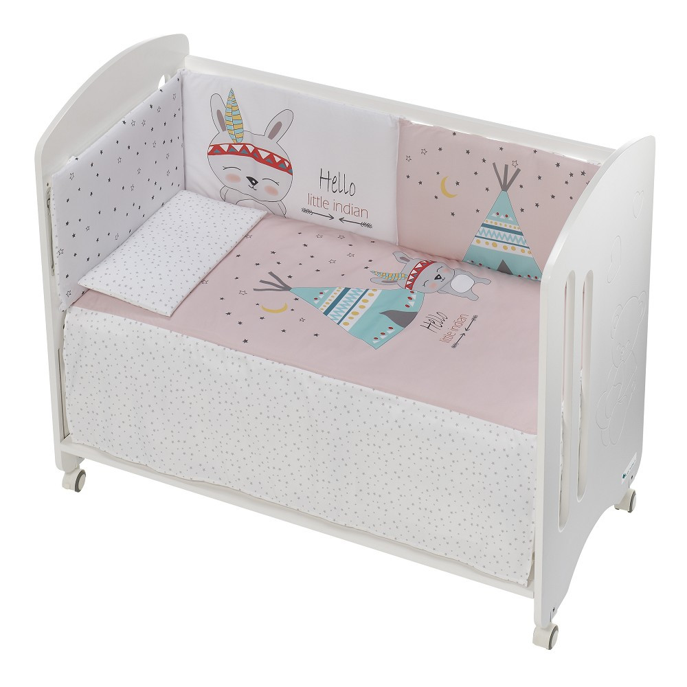 FlyIdeas Ensemble Housse de Couette Enfant + Taie Lit Bebe, 2 pcs - Parure  pour Matelas Lit et Berceau Bebe 160x80 cm, 100% Coton : : Cuisine  et Maison