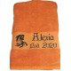 Drap de bain personnalisé Rose