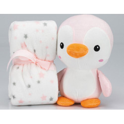 Couverture Polaire et sa Peluche personnalisée