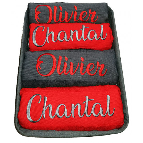 Coffret draps et serviettes de bain personnalisés