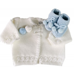 Ensemble bébé en tricot personnalisé