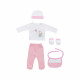Ensemble 5 pièces bébé personnalisé