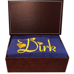 coffret serviette de toilette personnalisée