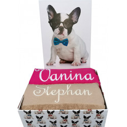Coffret serviettes de bain personnalisé