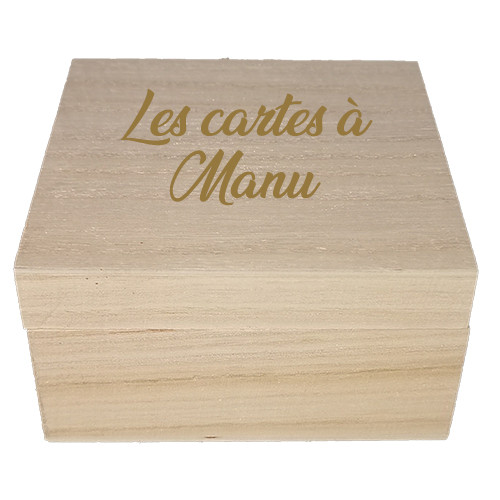 Coffret en bois personnalisé