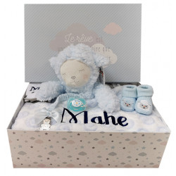 Corbeille cadeau naissance personnalisé