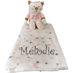 Couverture Polaire et sa Peluche personnalisée