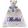 Couverture Polaire et sa Peluche personnalisée