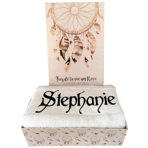 coffret drap de bain personnalisé