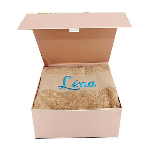 Coffret drap de bain personnalisé