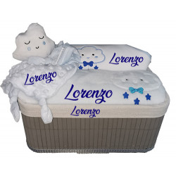 Corbeille cadeau naissance personnalisé