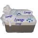 Corbeille cadeau naissance personnalisé