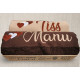 Coffret serviettes de bain personnalisées