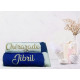 Duo de serviettes de bain personnalisées