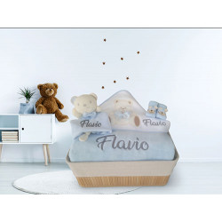 Corbeille cadeau naissance personnalisé