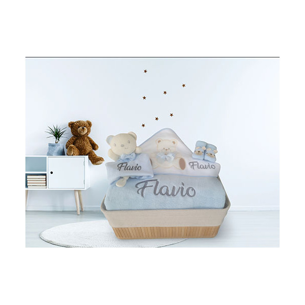 Corbeille cadeau naissance personnalisé
