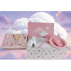 Corbeille cadeau naissance personnalisé