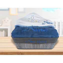 Corbeille cadeau naissance personnalisé