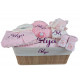 Corbeille cadeau naissance personnalisé