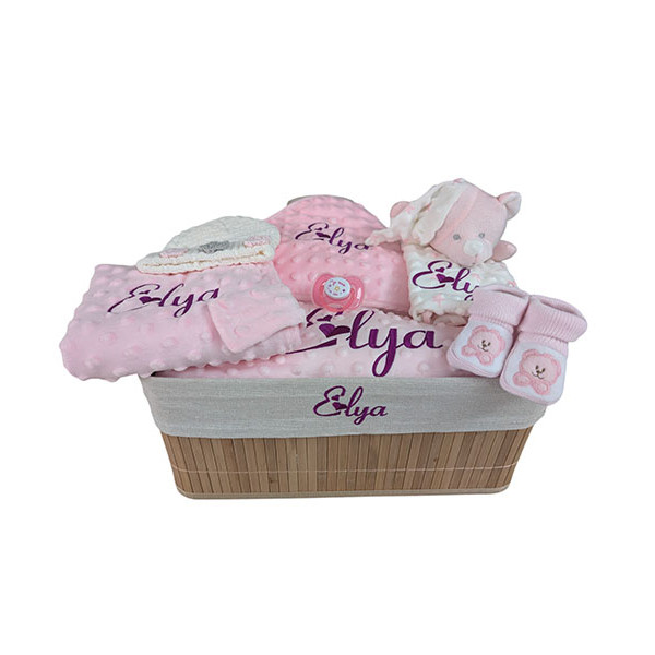 Corbeille cadeau naissance personnalisé