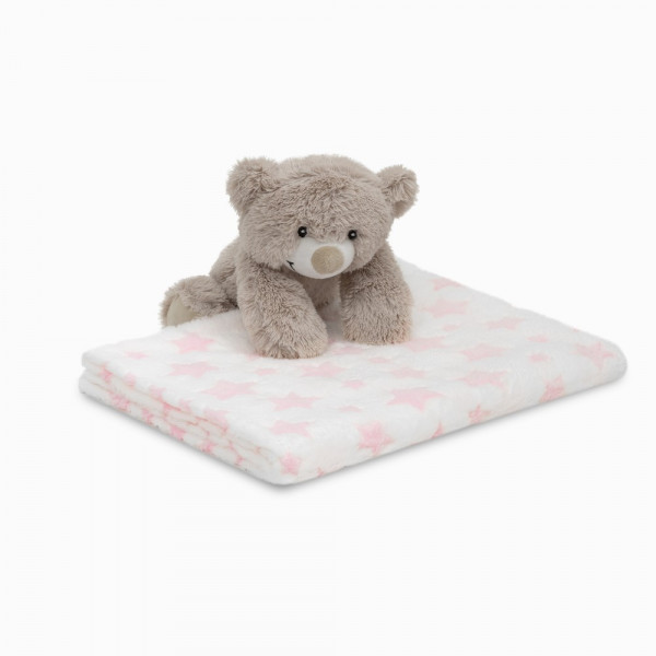 Couverture Polaire et sa Peluche personnalisée