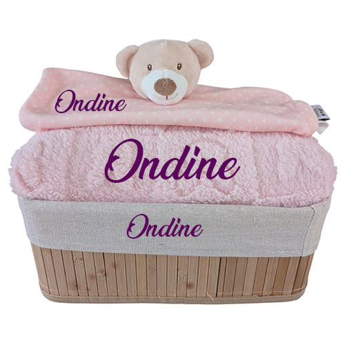 Coffret bébé personnalisé